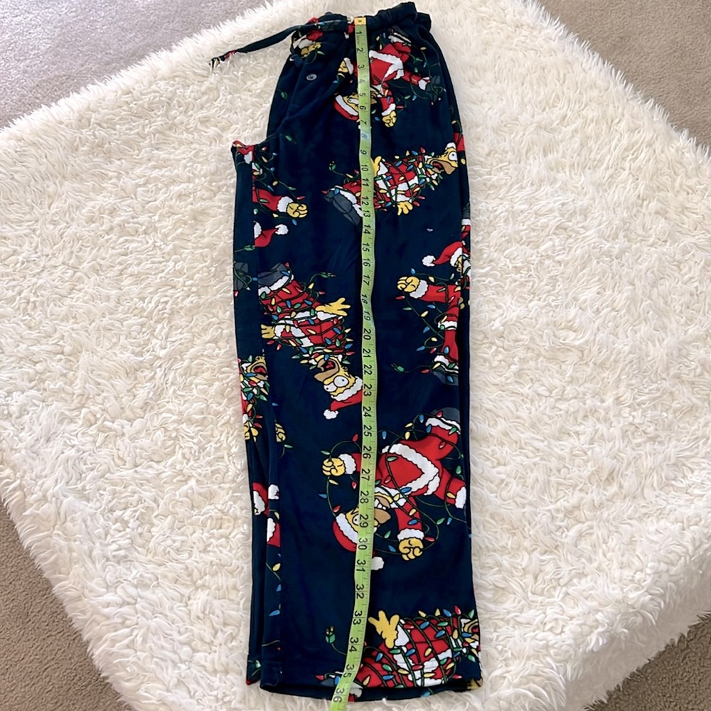 Simpsons Christmas Pajama Pants - Picture 8 of 10